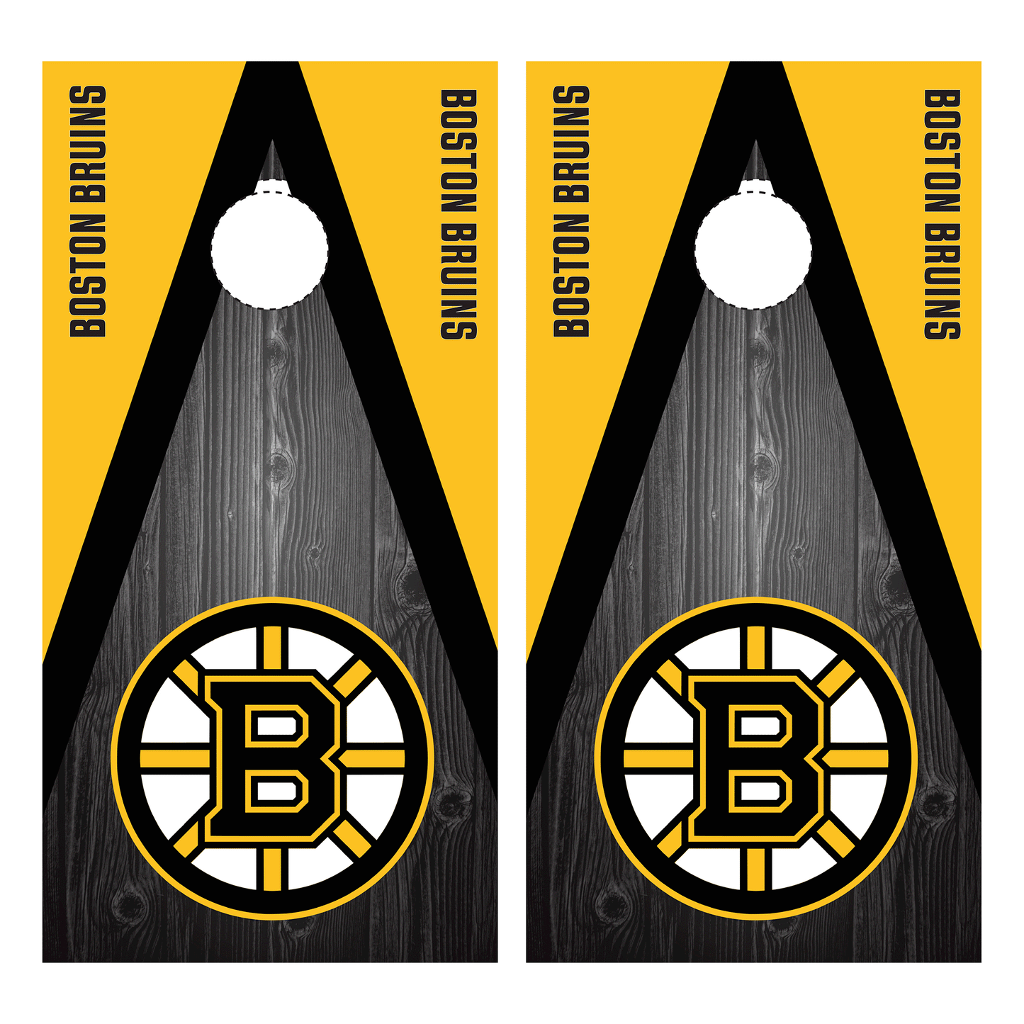 Boston Bruins Cornhole Wrap