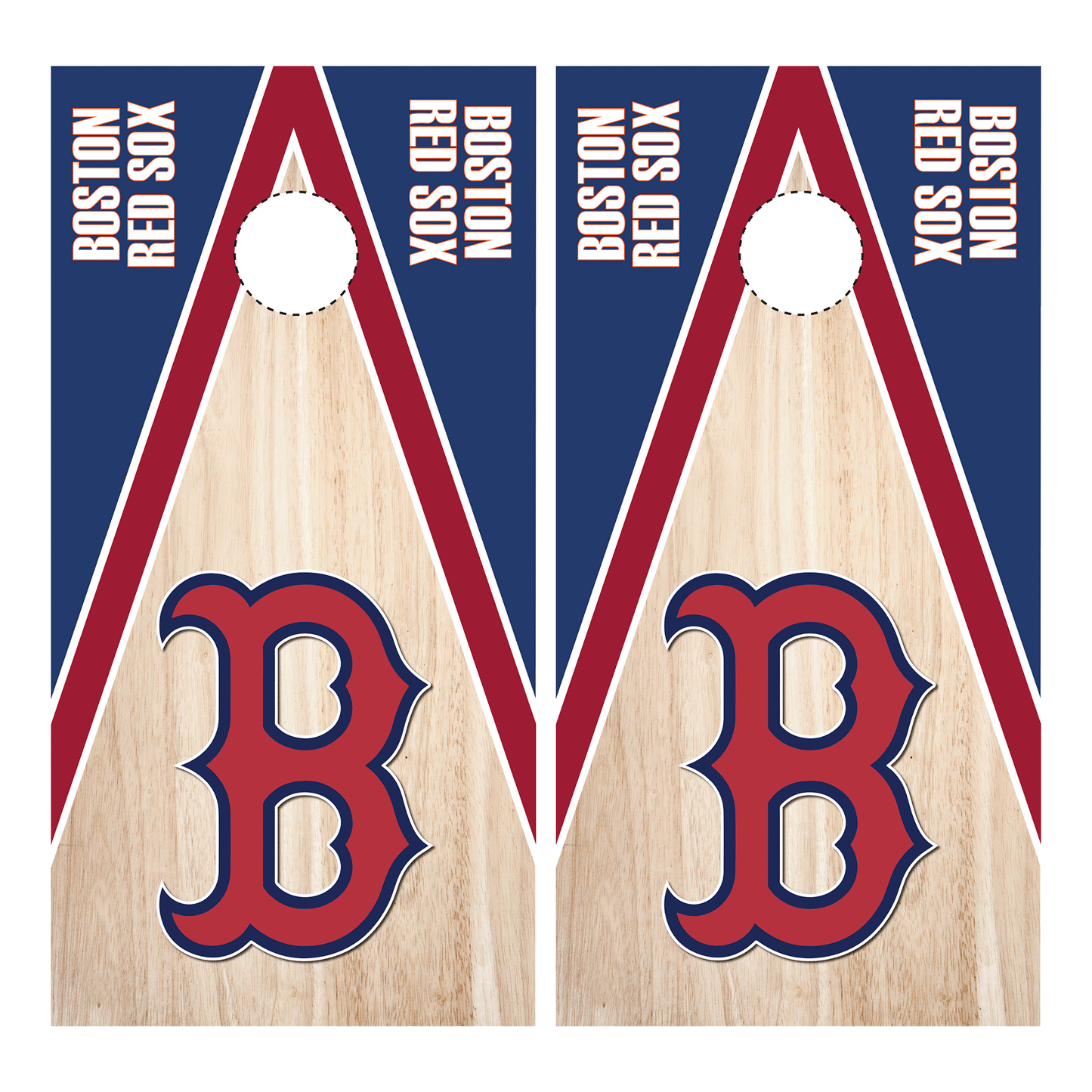 Boston Red Sox Cornhole Wraps