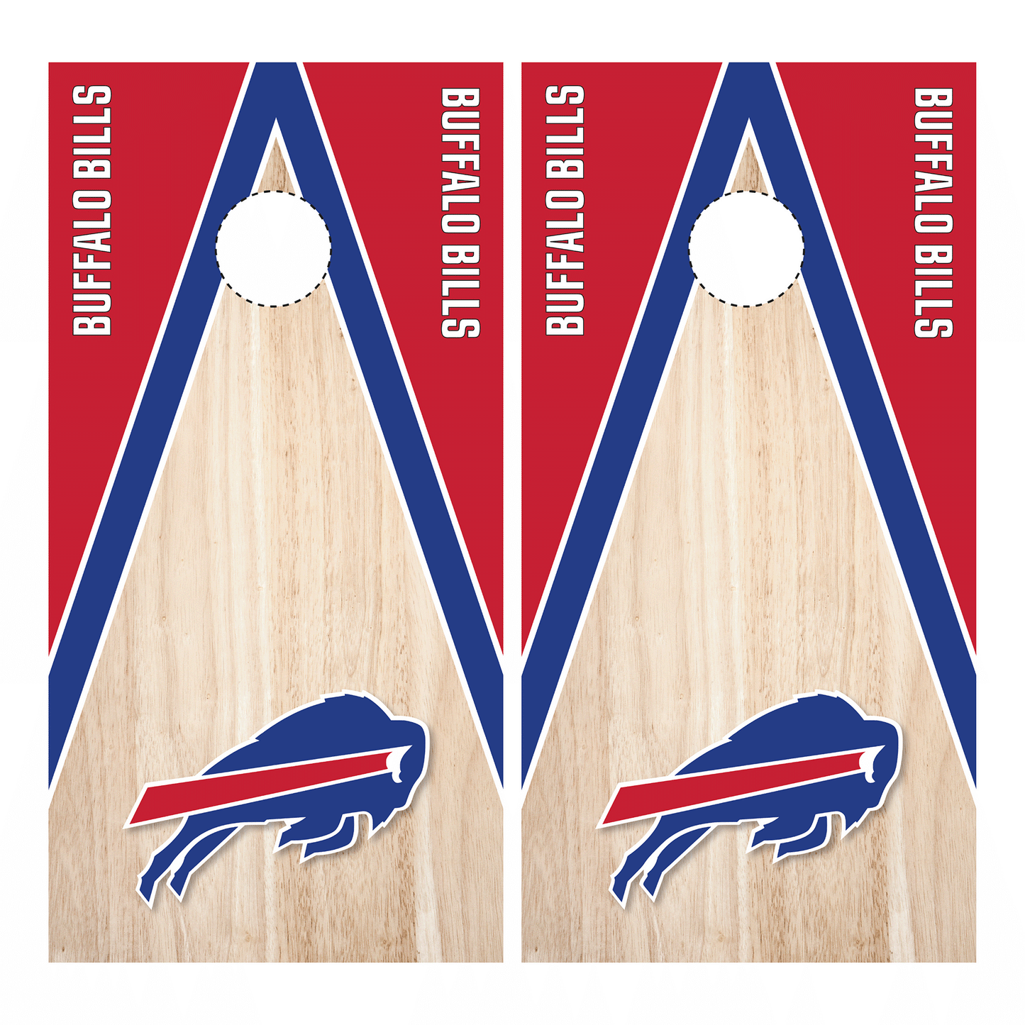 Buffalo Bills Cornhole Wraps