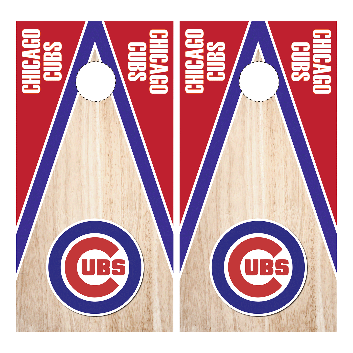 Chicago Cubs Cornhole Wrap