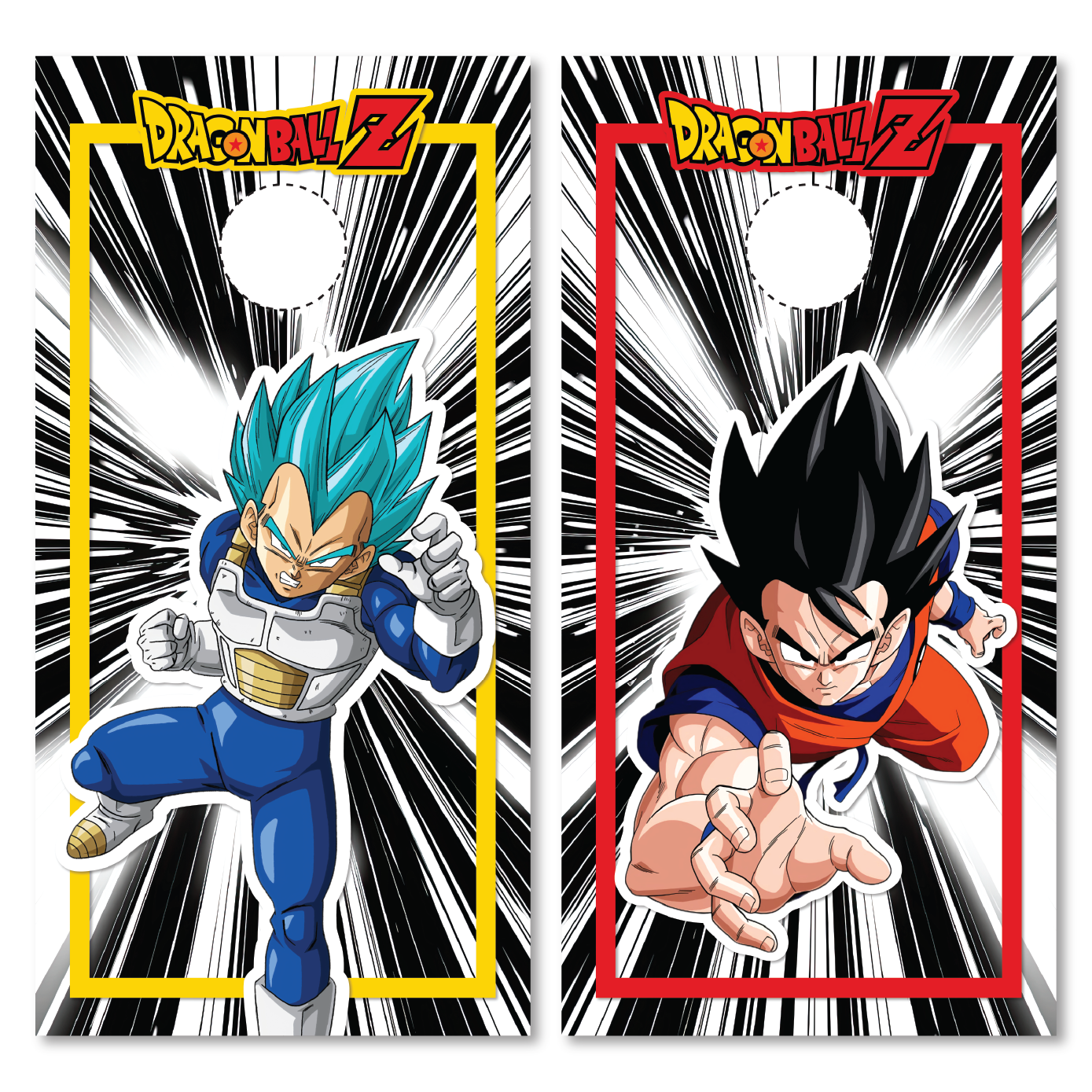 Dragon Ball Z Cornhole Wraps