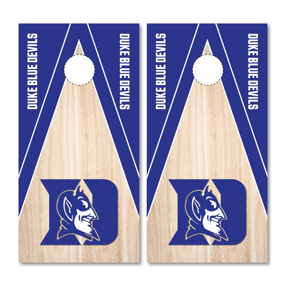 Duke Blue Devils Cornhole Wraps