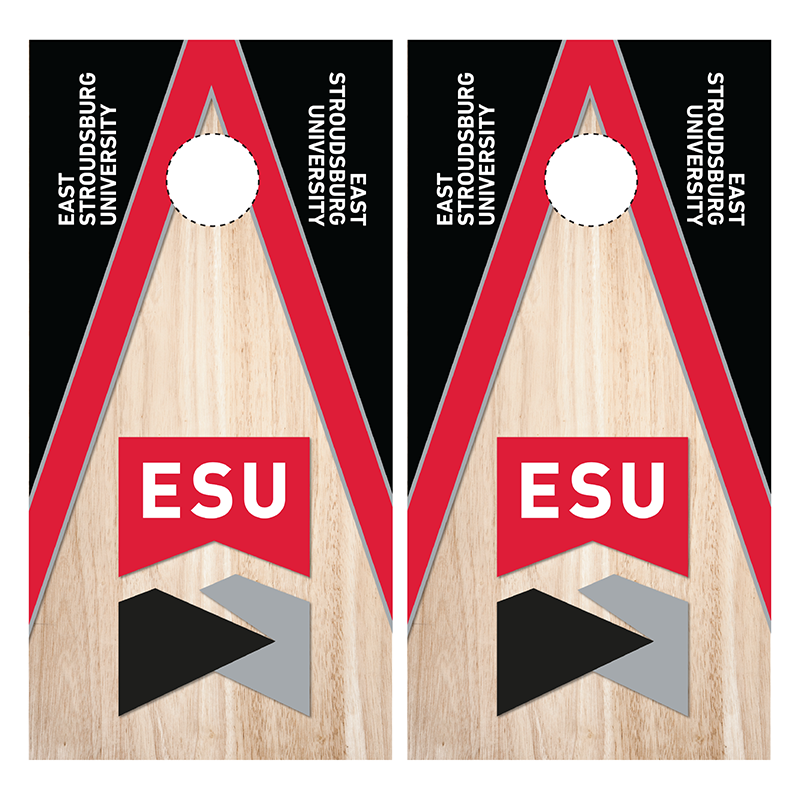 ESU East Stroudsburg University Cornhole Wraps