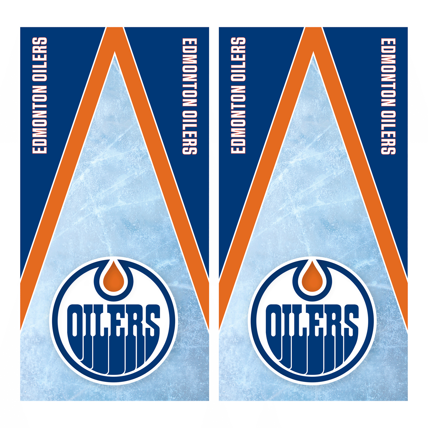 Edmonton Oilers Cornhole Wraps
