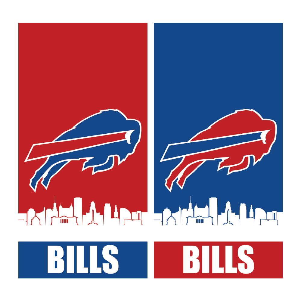 Buffalo Bills Cornhole Wraps