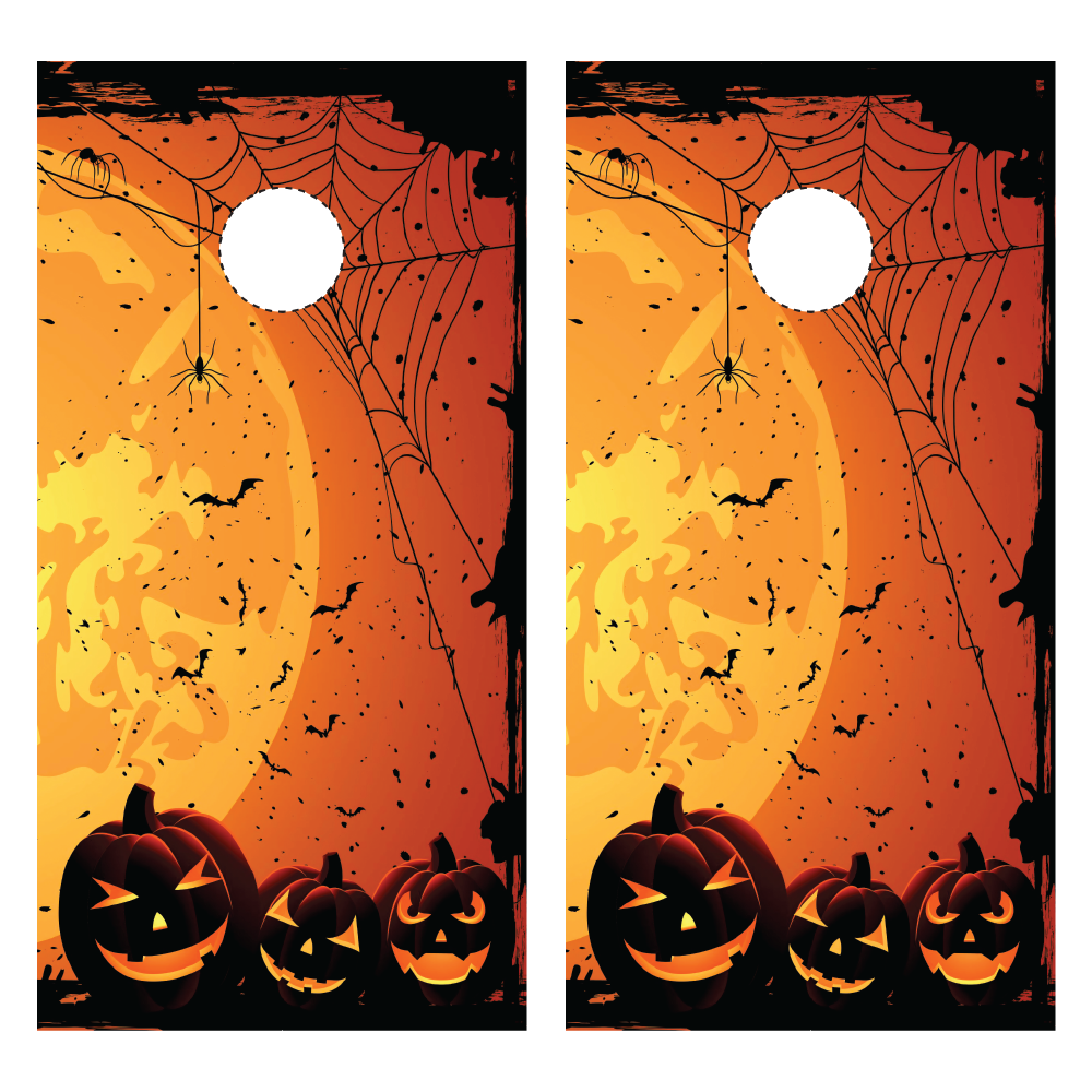 Halloween Cornhole Wraps