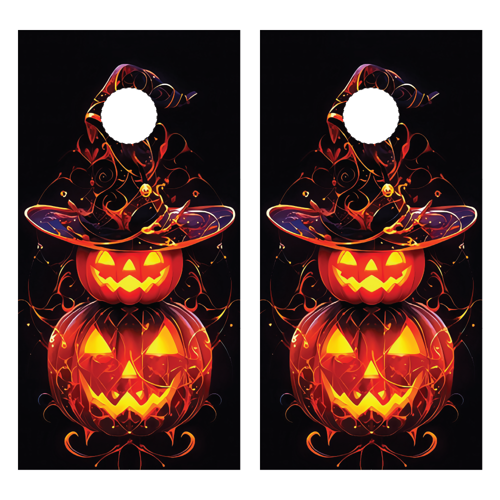 Halloween Cornhole Wraps