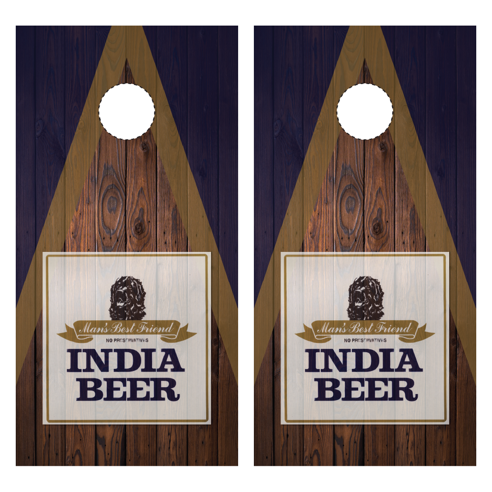 India Beer Cornhole Wraps