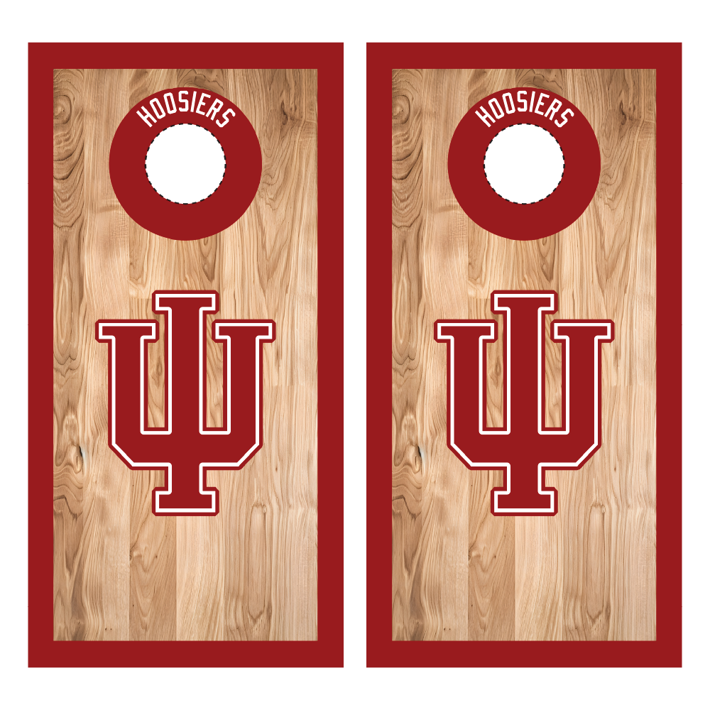 Indiana Hoosiers Cornhole Wraps