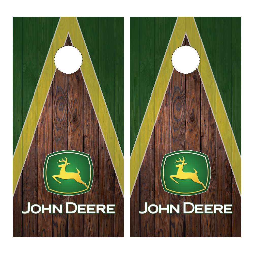 John Deere Cornhole Wraps