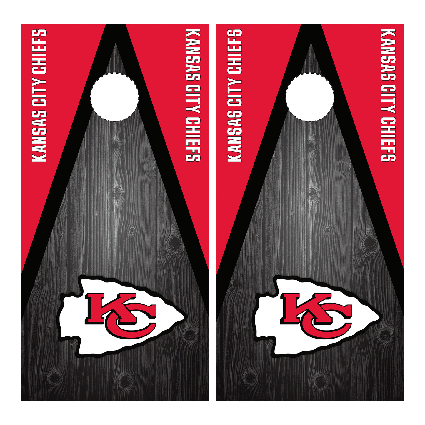 Kansas City Chiefs Cornhole Wrap
