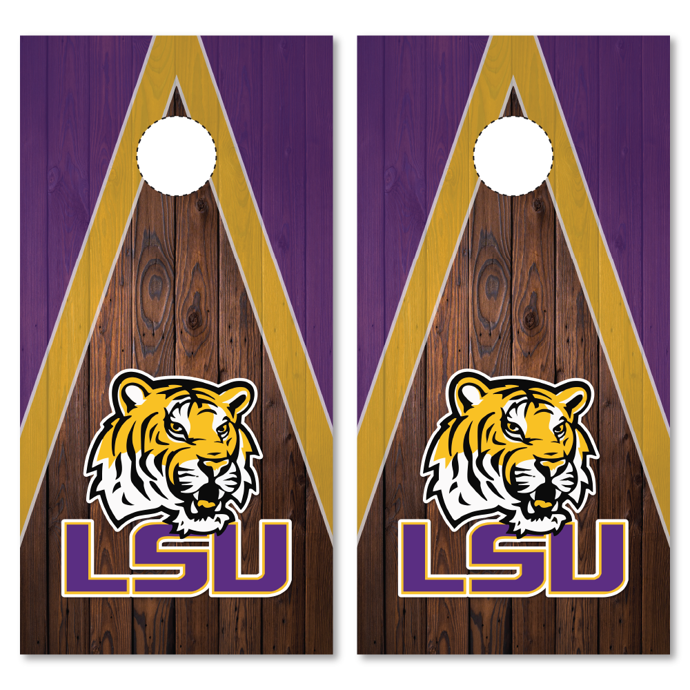 Louisiana State University Cornhole Wraps