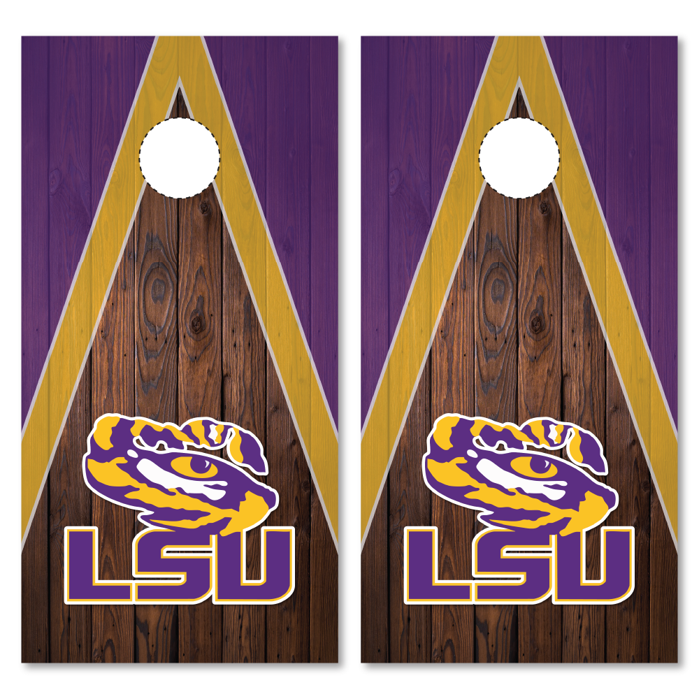 LSU Tigers Cornhole Wraps