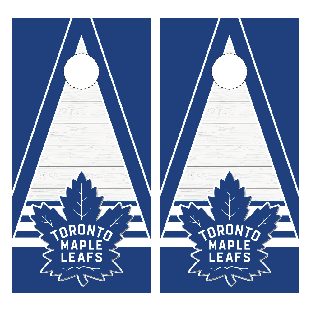 Toronto Maple Leafs Cornhole Wraps