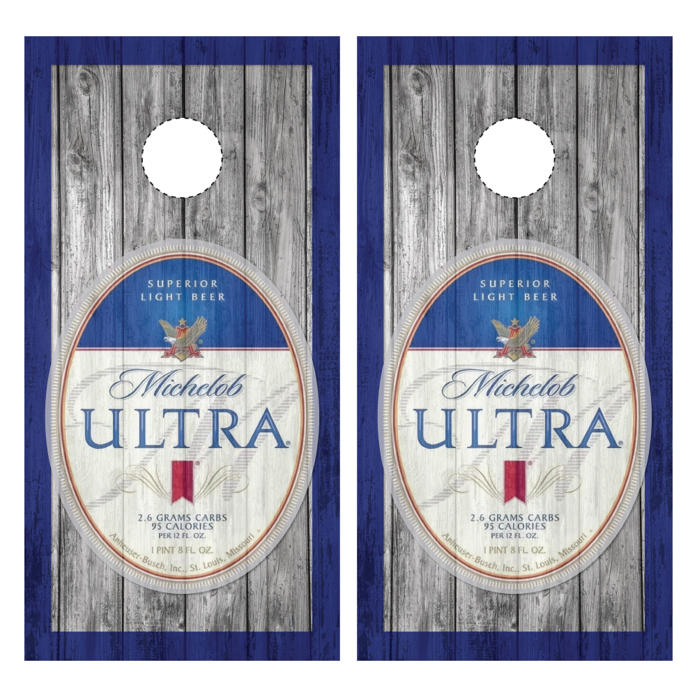 Michelob Ultra Cornhole Wraps