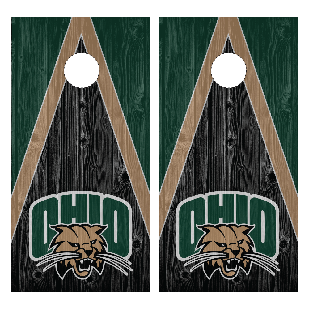 Ohio Bobcats Cornhole Wraps