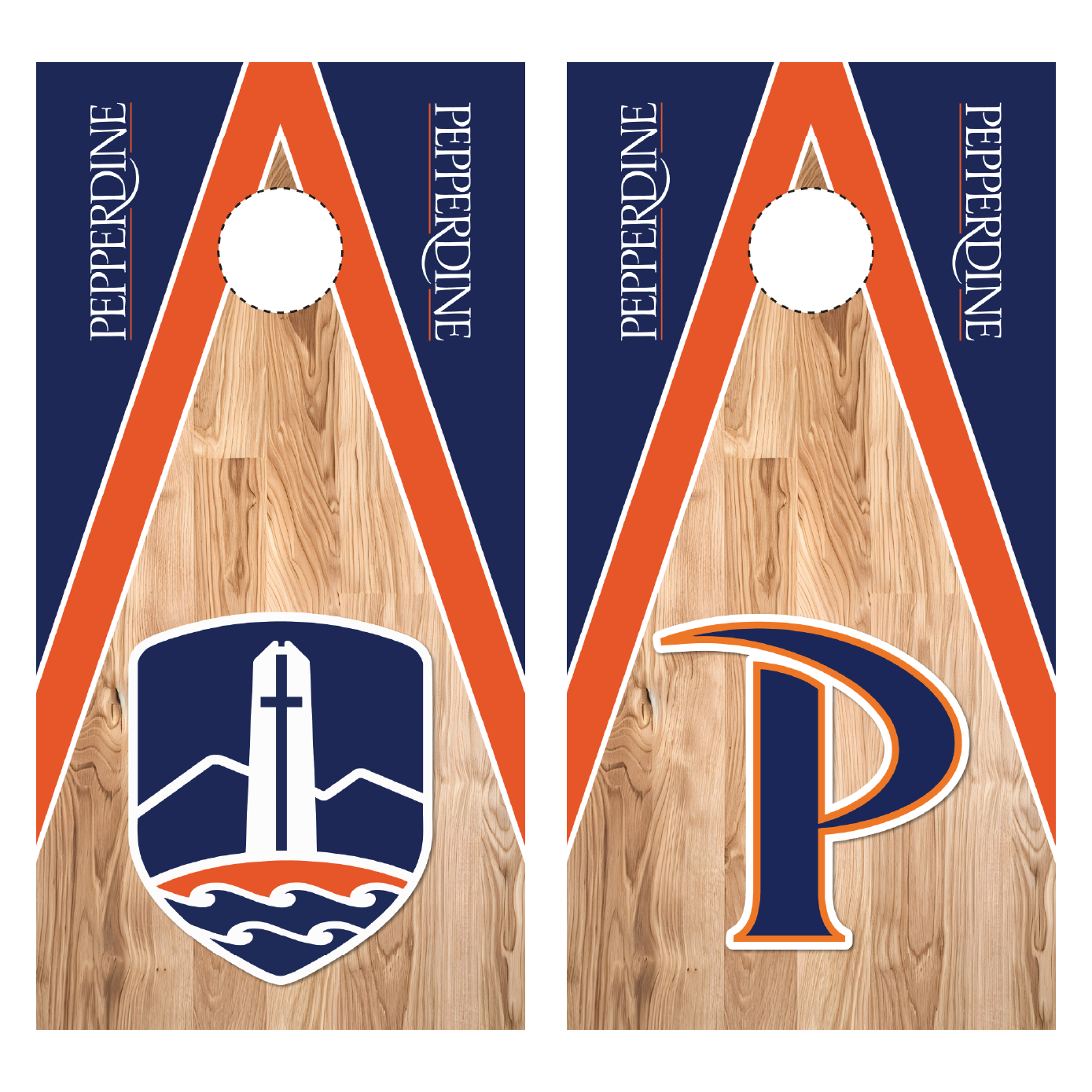 Pepperdine Cornhole Wraps