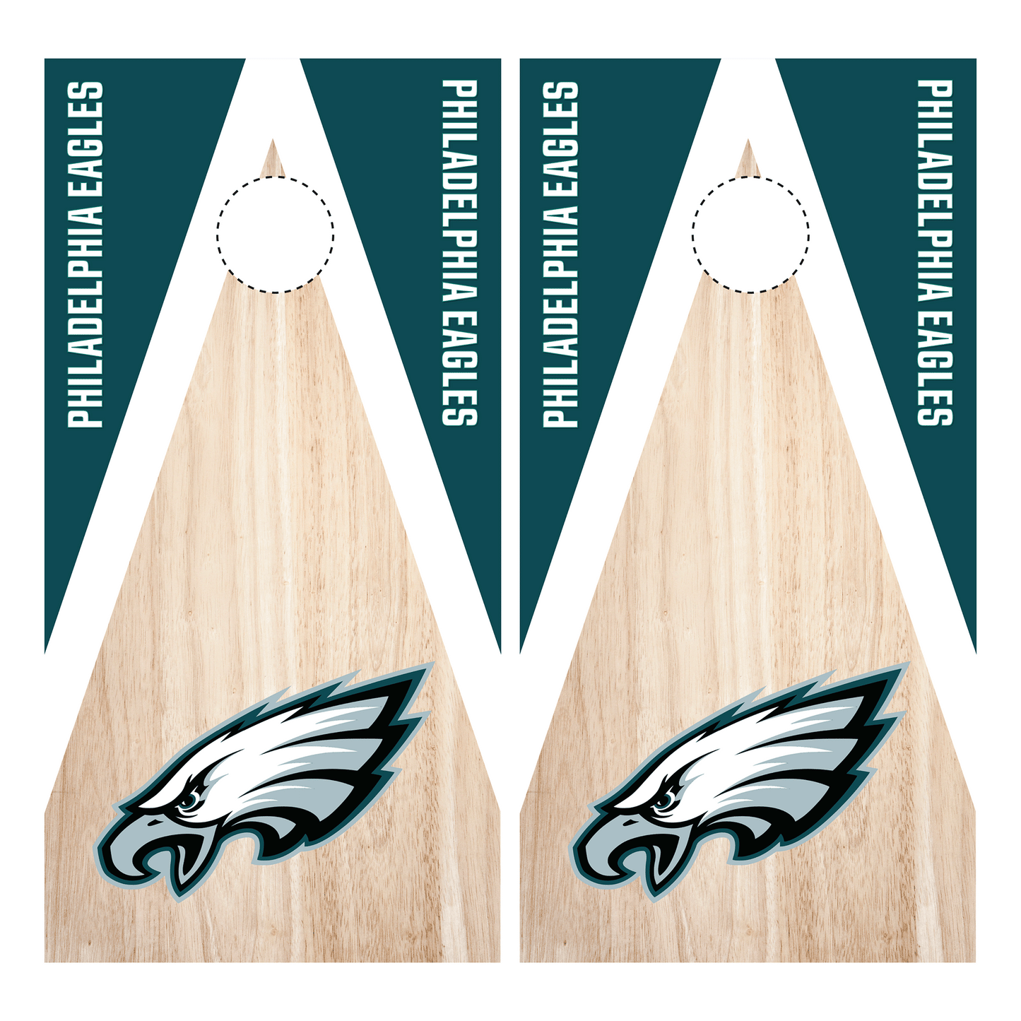 Philadelphia Eagles Cornhole Wrap