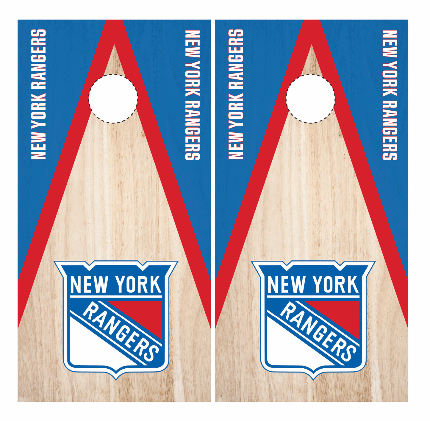 New York Rangers Cornhole Wraps