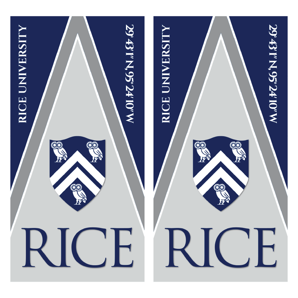 Rice University Cornhole Wraps