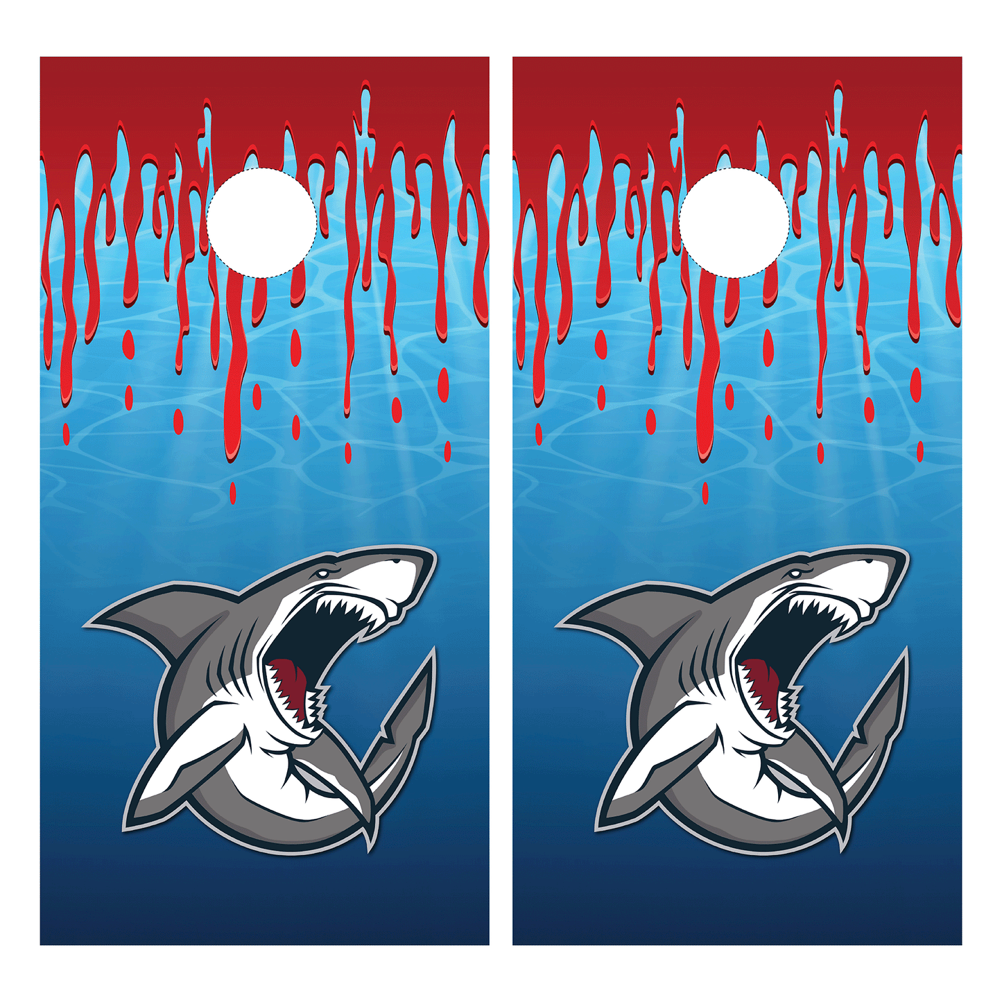 Shark Cornhole Wrap