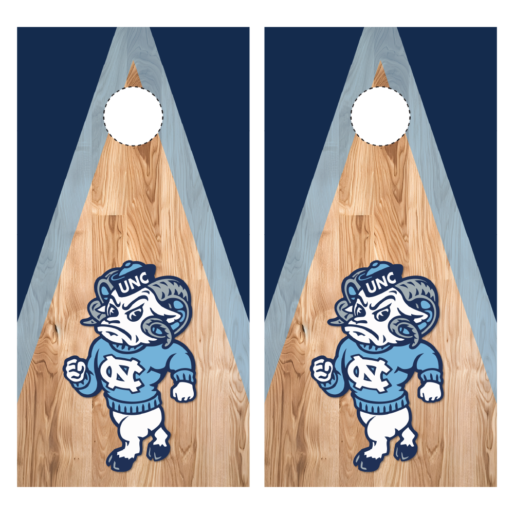 UNC Rameses Cornhole Wraps
