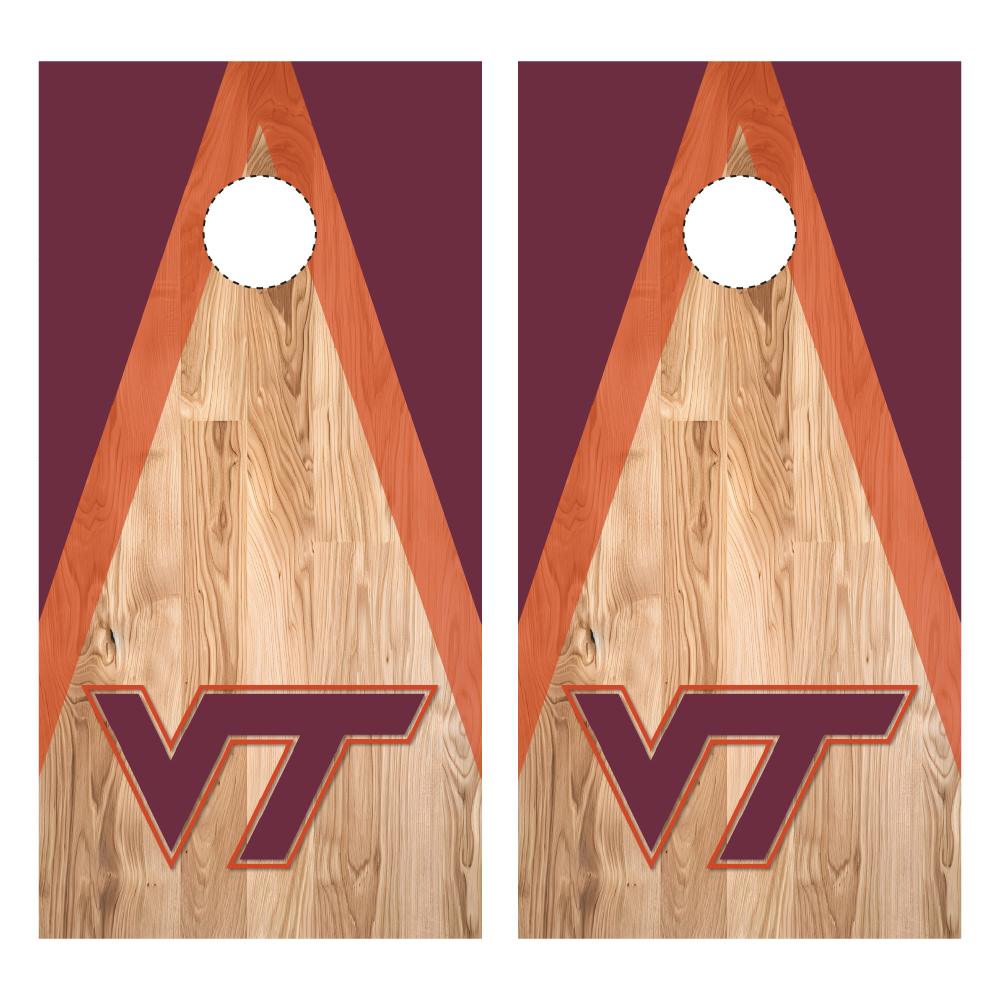 Virginia Tech Cornhole Wraps