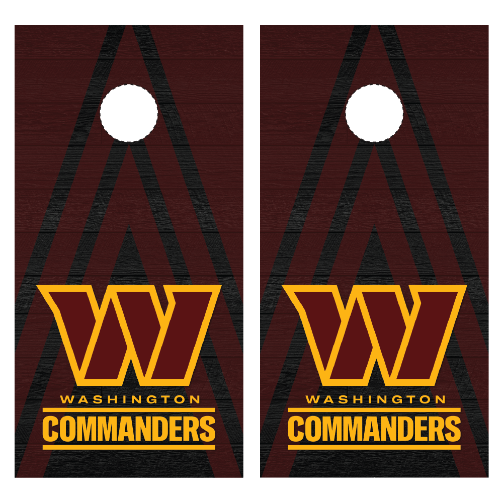 Washington Commanders Cornhole Wraps