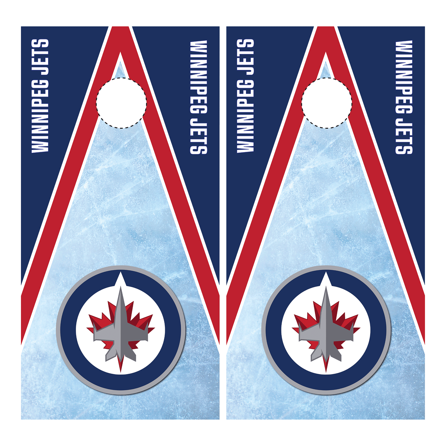Winnipeg Jets Cornhole Wrap