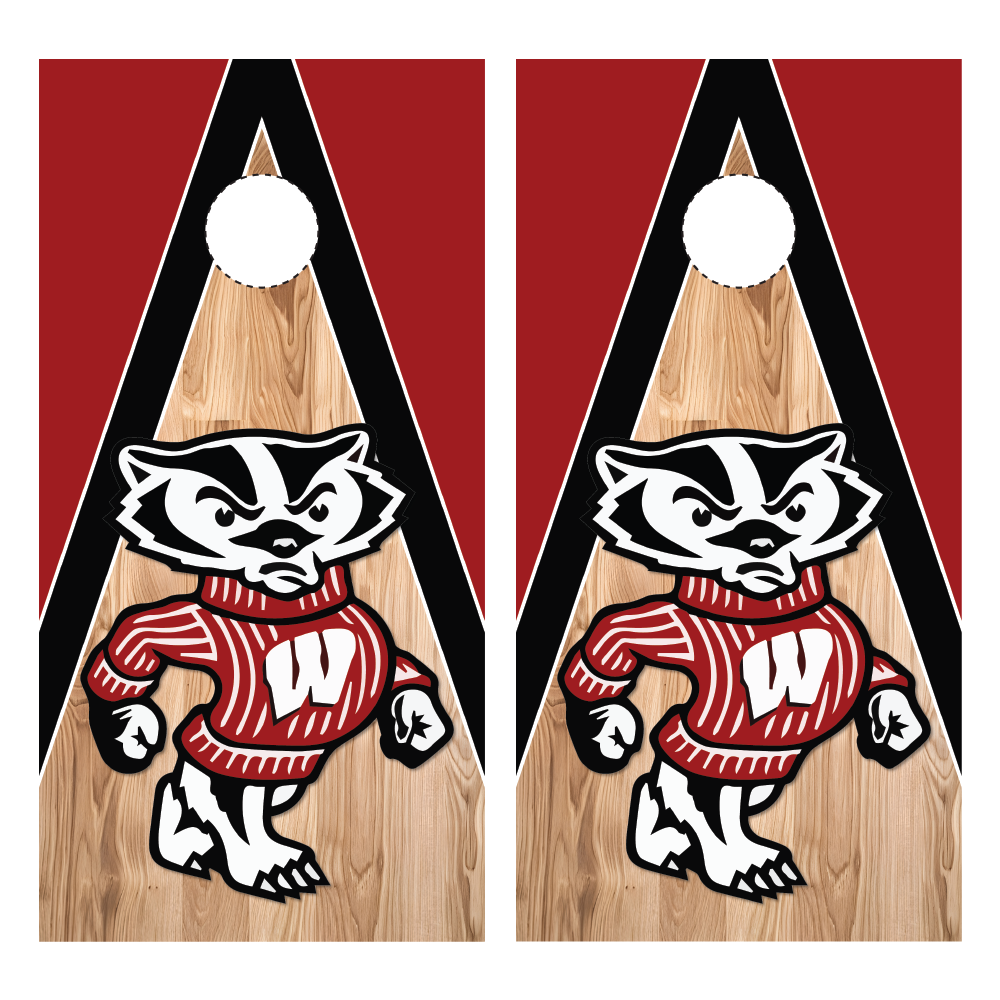 Wisconsin Badgers Cornhole Wraps