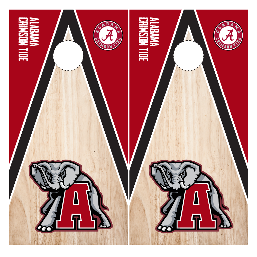 University of Alabama Crimson Tide Cornhole Wraps