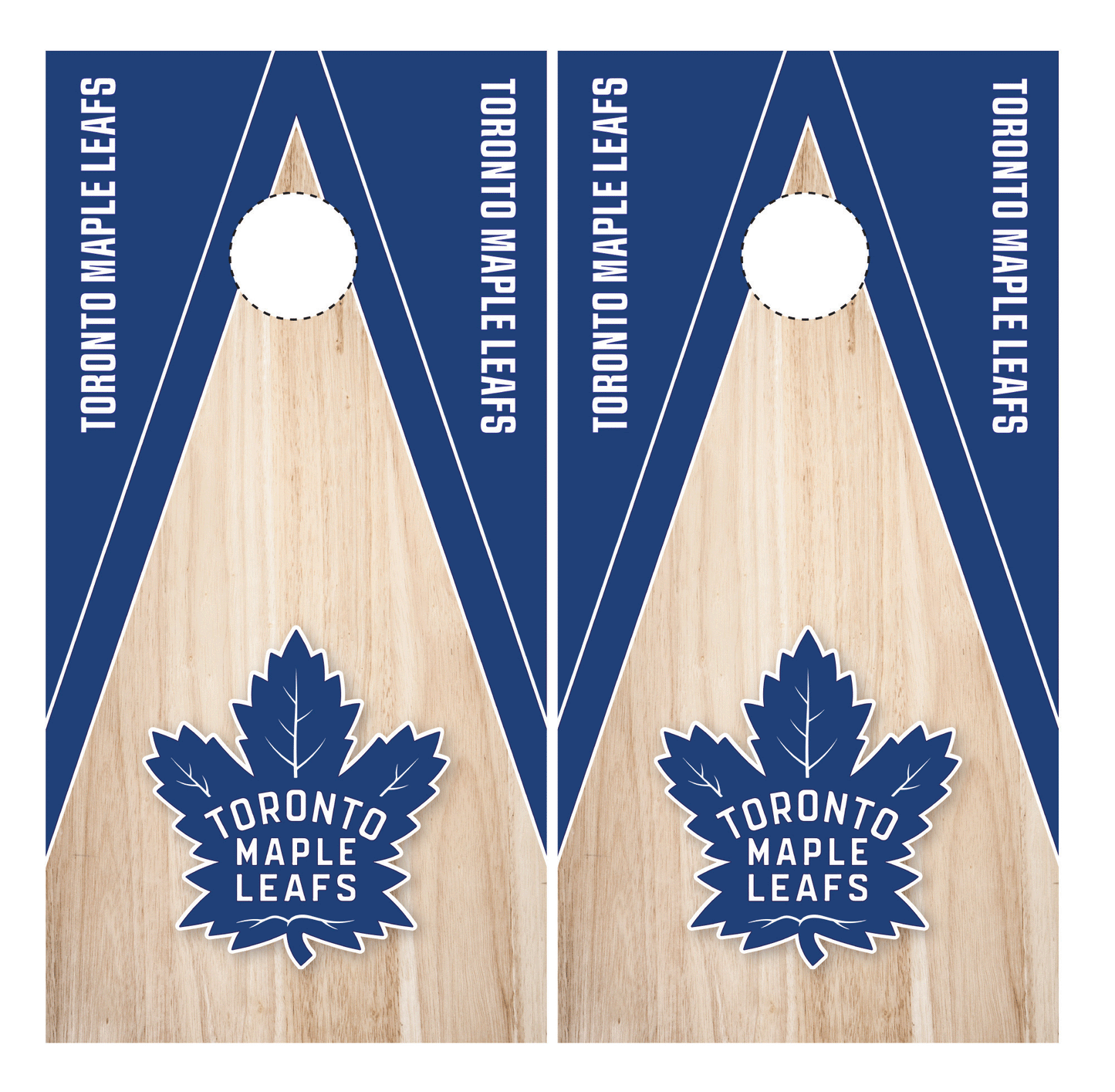 Toronto Maple Leafs Cornhole Wraps
