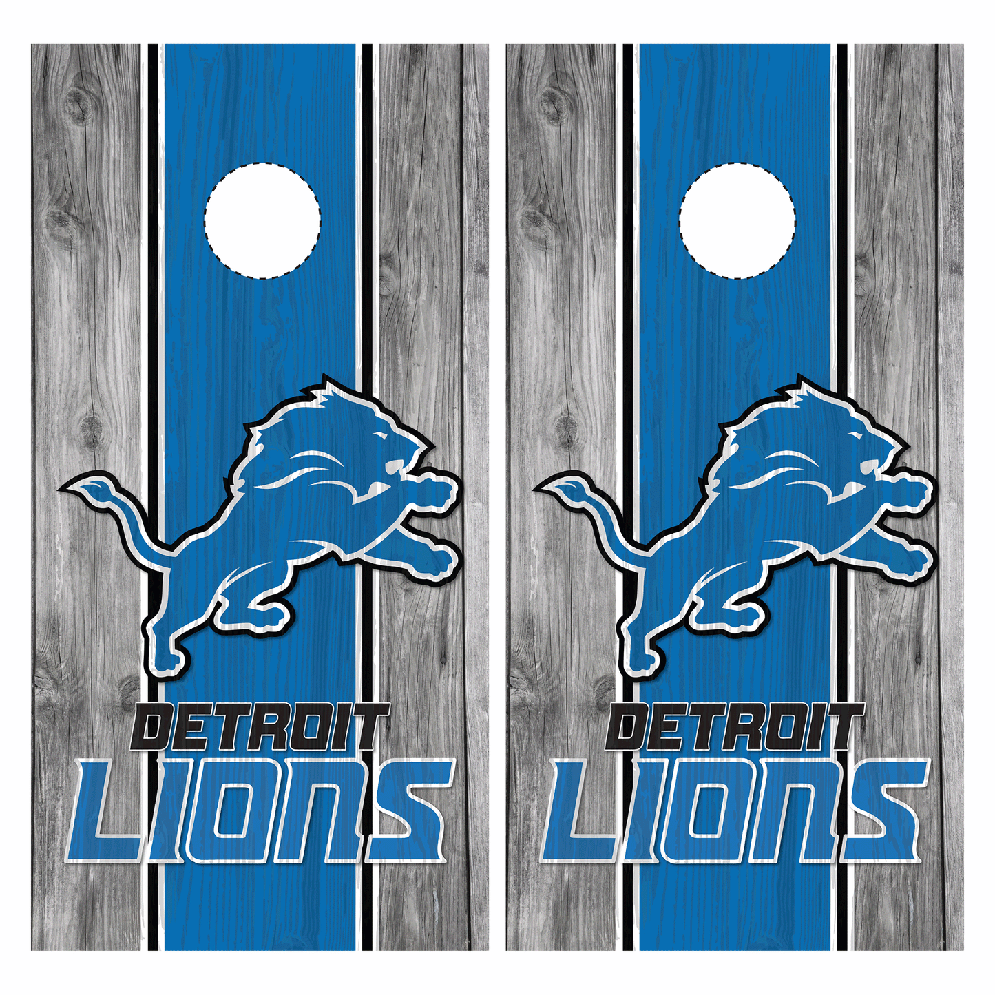 Detroit Lions Cornhole Wraps