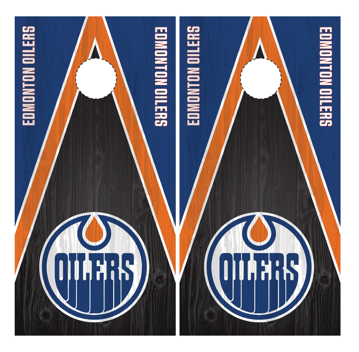 Edmonton Oilers Cornhole Wraps