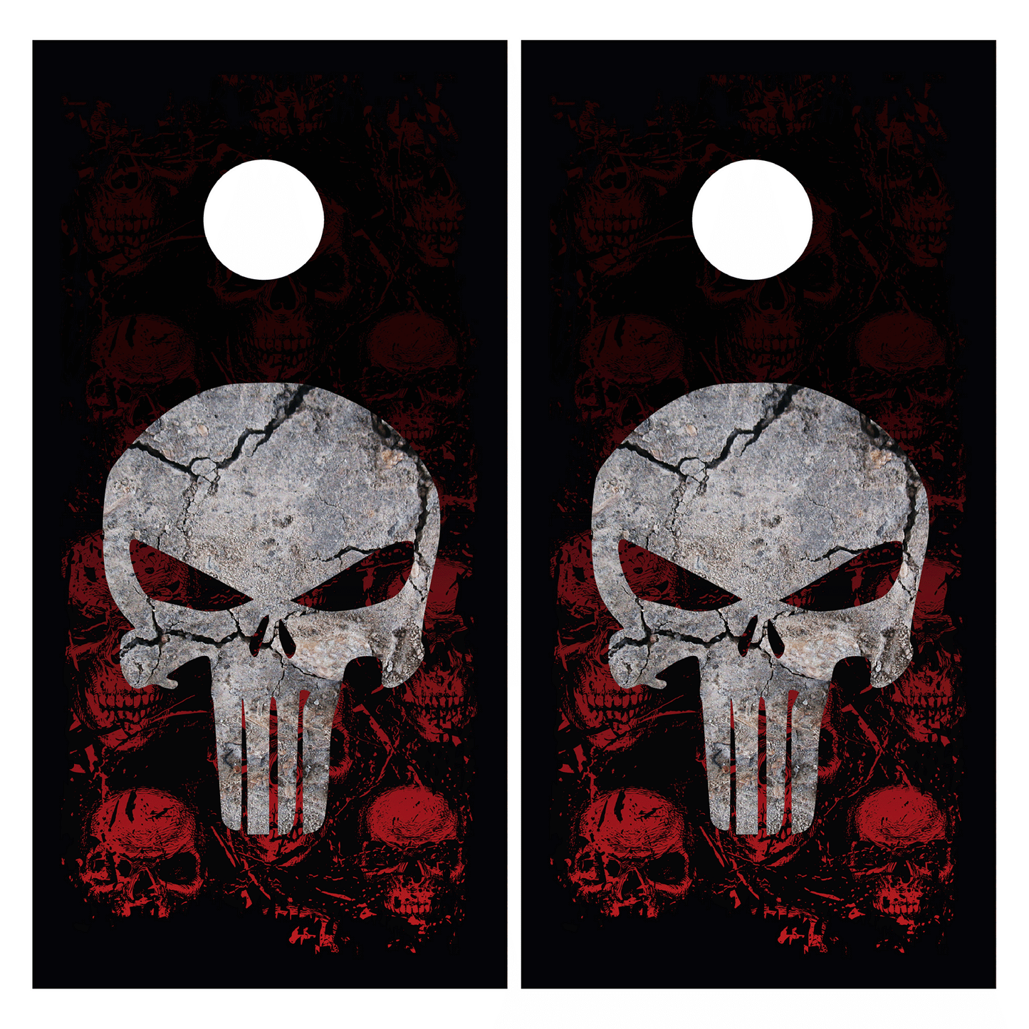 Punisher Cornhole Wrap