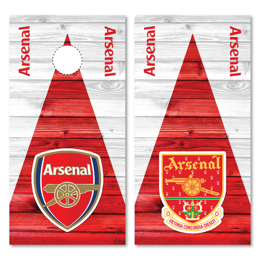 Arsenal FC Cornhole Wraps