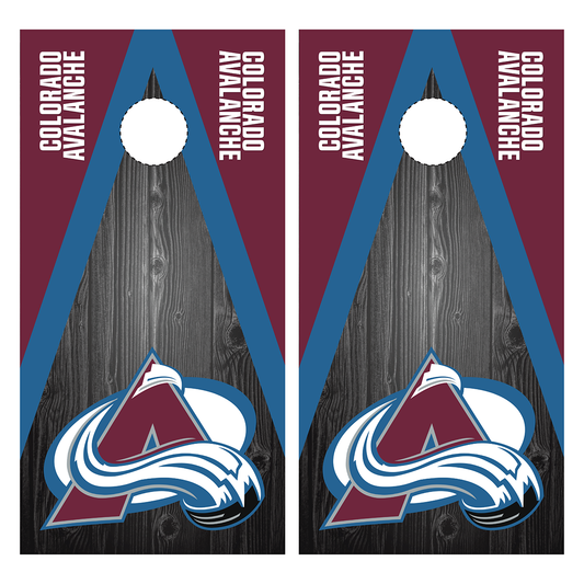 Colorado Avalanche Cornhole Wrap