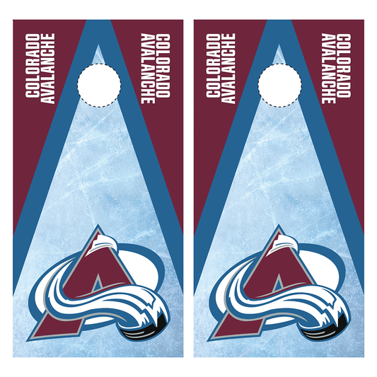 Colorado Avalanche Cornhole Wrap