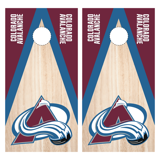 Colorado Avalanche Cornhole Wrap