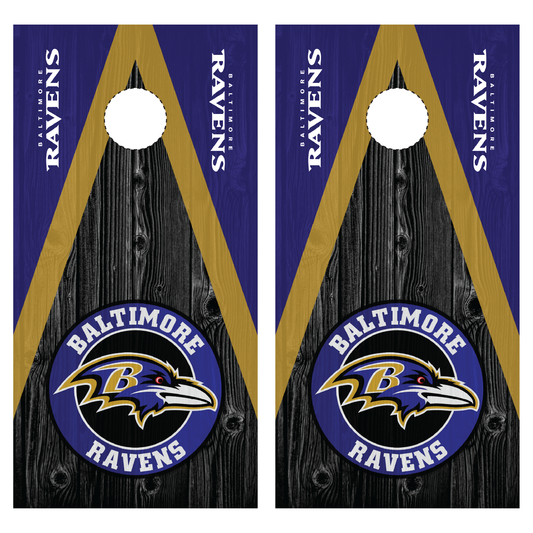 Baltimore Ravens Cornhole Wraps