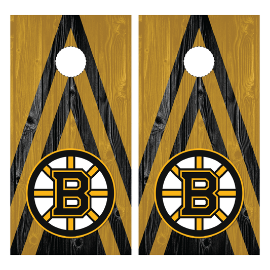 Boston Bruins Cornhole Wraps