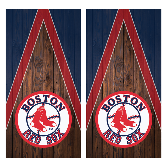 Boston Red Sox Cornhole Wraps