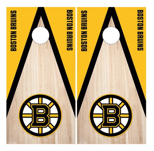 Boston Bruins Cornhole Wraps