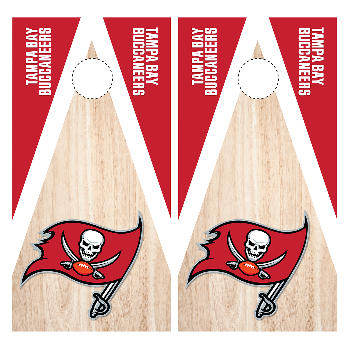 Tampa Bay Buccaneers Cornhole Wrap