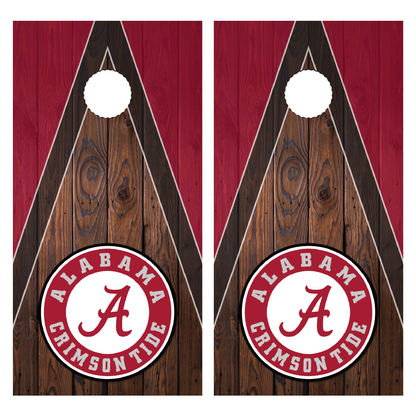 Crimson Tide U of A Cornhole Wraps