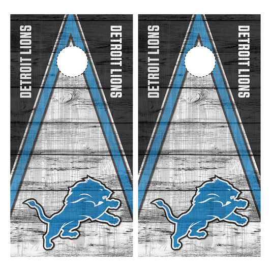 Detroit Lions Cornhole Wraps