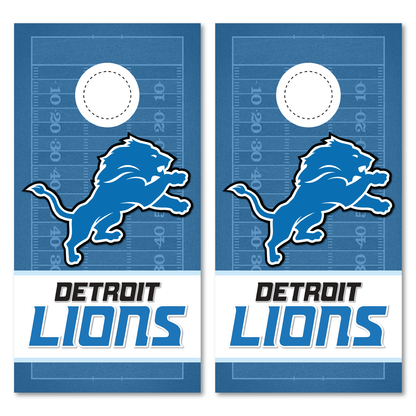 Detroit Lions Cornhole Wraps