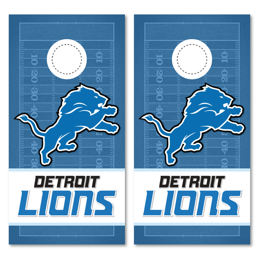 Detroit Lions Cornhole Wraps