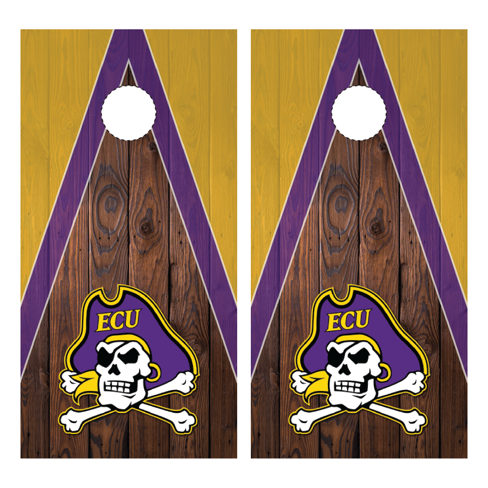 East Carolina University Cornhole Wraps