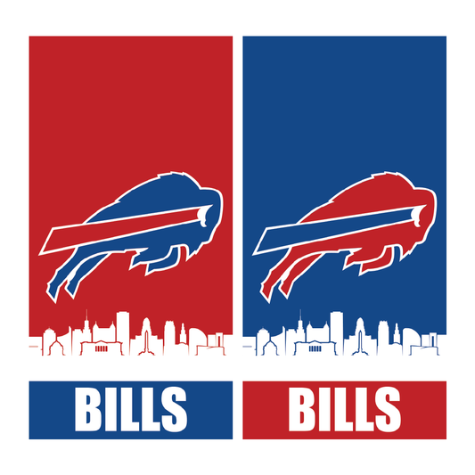 Buffalo Bills Cornhole Wraps